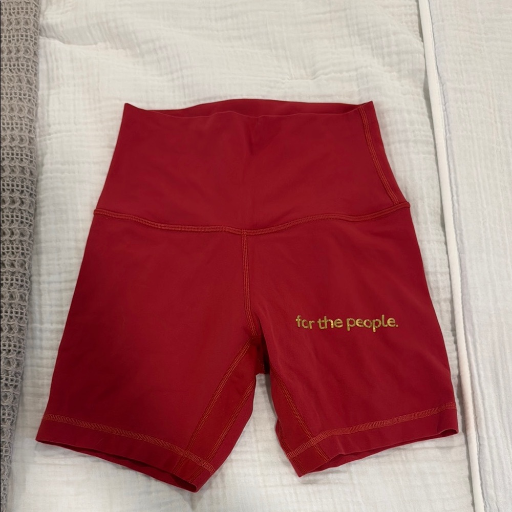 exclusive for the people branded lululemon align shorts - 6in